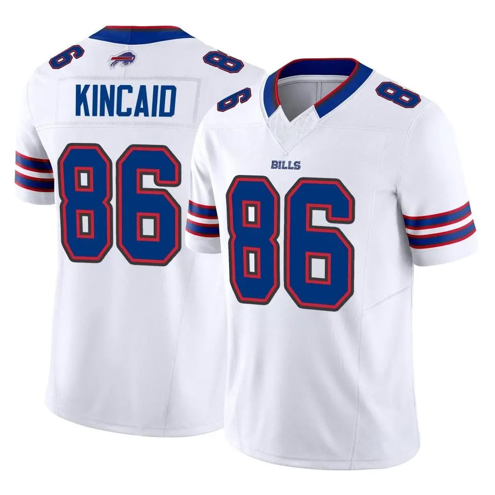 Parkc B.Bills #86 Dalton Kincaid Player White Vapor F.U.S.E. Limited Home Game Stitched Jerseys