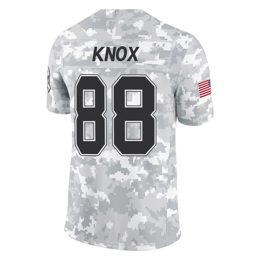 Parkc B.Bills #88 Dawson Knox Player Arctic Camo Salute to Service Limited Stitched Jerseys
