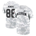 Parkc B.Bills #88 Dawson Knox Player Arctic Camo Salute to Service T-Shirt Hoodies Stitched Jerseys