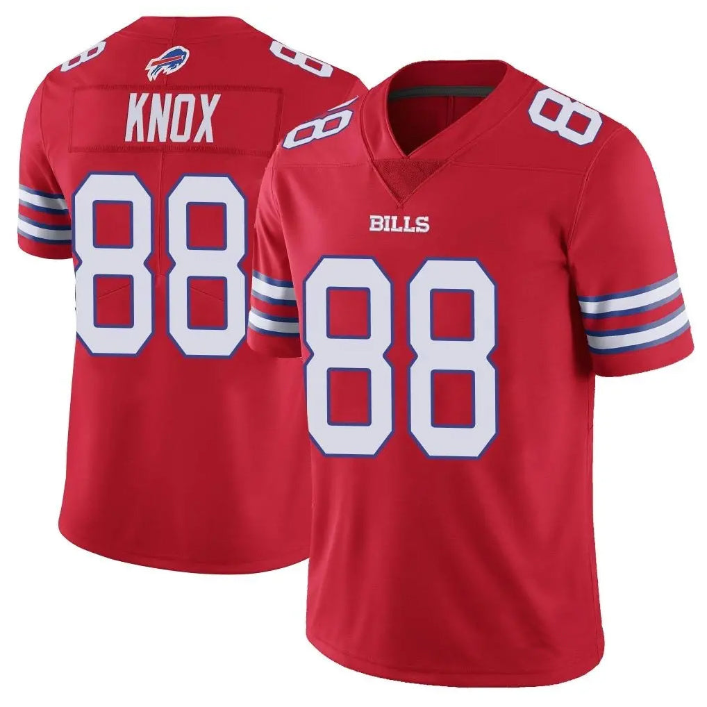 Parkc B.Bills #88 Dawson Knox Player Red Vapor Untouchable Limited Stitched Jerseys