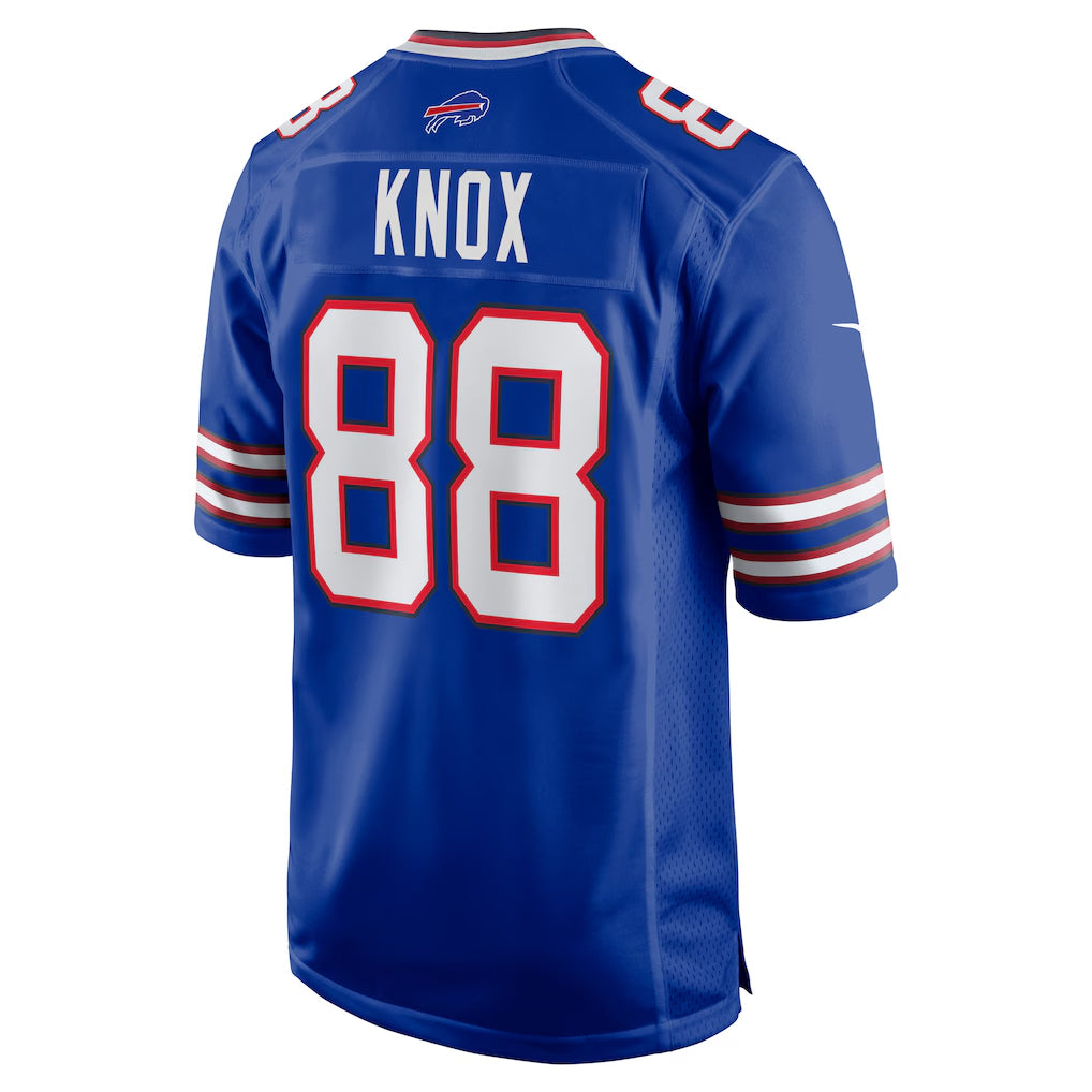 Parkc B.Bills #88 Dawson Knox Player Royal Home Game Stitched Jerseys
