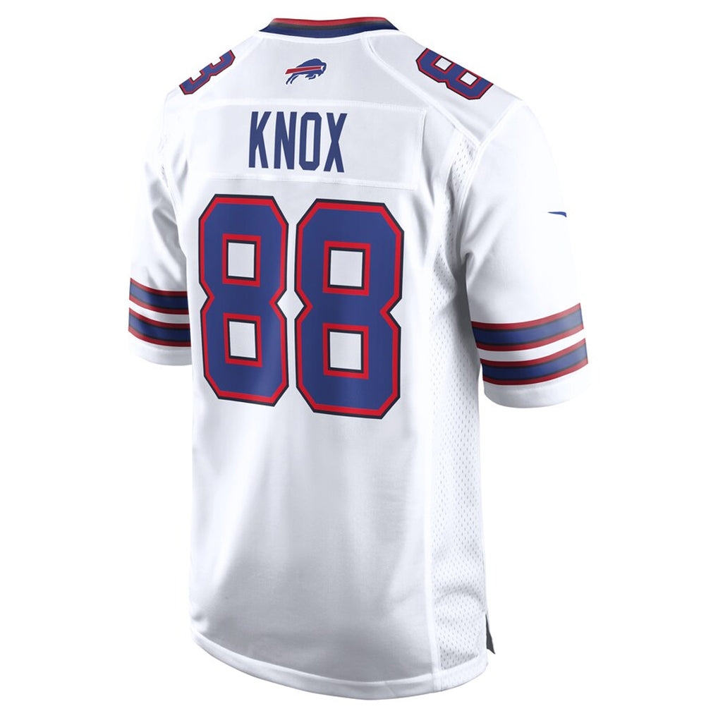 Parkc B.Bills #88 Dawson Knox Player White Home Game Stitched Jerseys