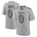 Parkc B.Ravens #0 Roquan Smith Player Gray Color Rush Vapor Untouchable Game Stitched Jerseys