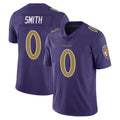 Parkc B.Ravens #0 Roquan Smith Player Purple Color Rush Vapor Untouchable Limited Home Game Stitched Jerseys