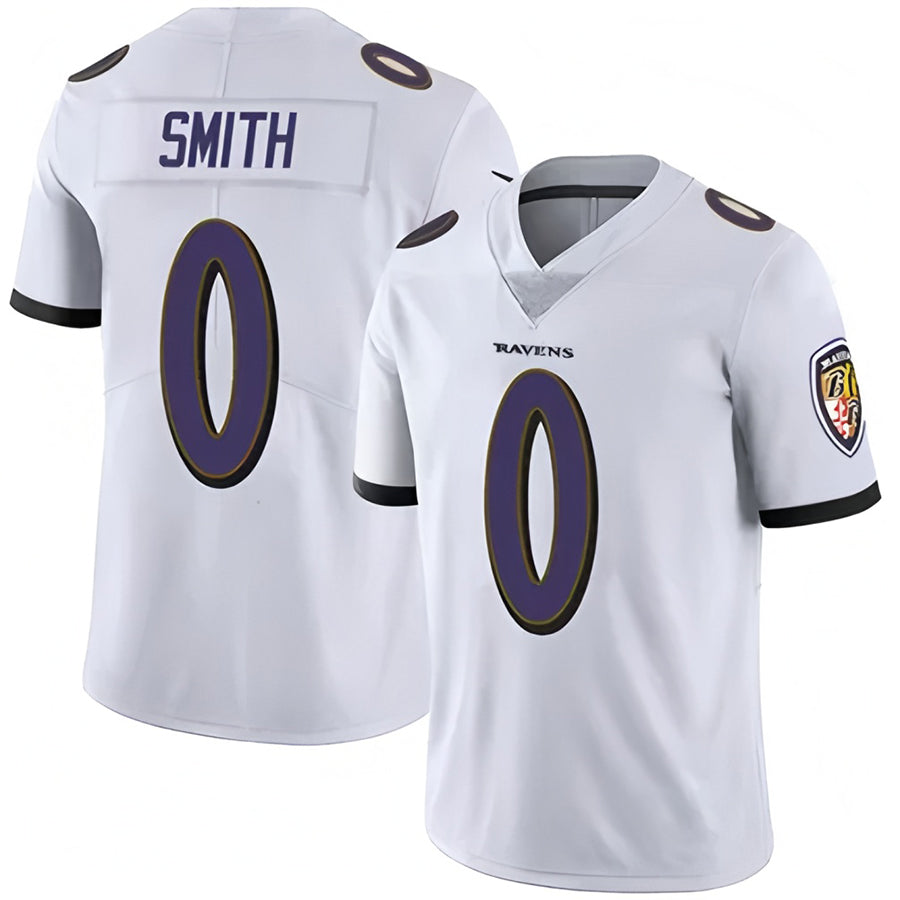 Parkc B.Ravens #0 Roquan Smith Player White Vapor F.U.S.E. Limited Stitched Jerseys
