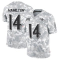 Parkc B.Ravens #14 Kyle Hamilton Player Arctic Camo Salute to Service Limited Stitched Jerseys