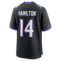 Parkc B.Ravens #14 Kyle Hamilton Player Black Home Game Stitched Jerseys