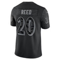 Parkc B.Ravens #20 Ed Reed Player Black RFLCTV Limited Stitched Jerseys