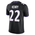 Parkc B.Ravens #22 Derrick Henry Player Black Limited Elite Home Game Stitched Jerseys