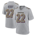 Parkc B.Ravens #22 Derrick Henry Player Gray Replica Limited Stitched Jerseys