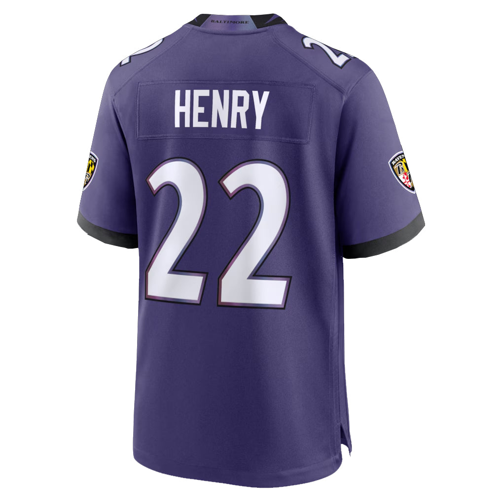 Parkc B.Ravens #22 Derrick Henry Player Purple Home Game Stitched Jerseys