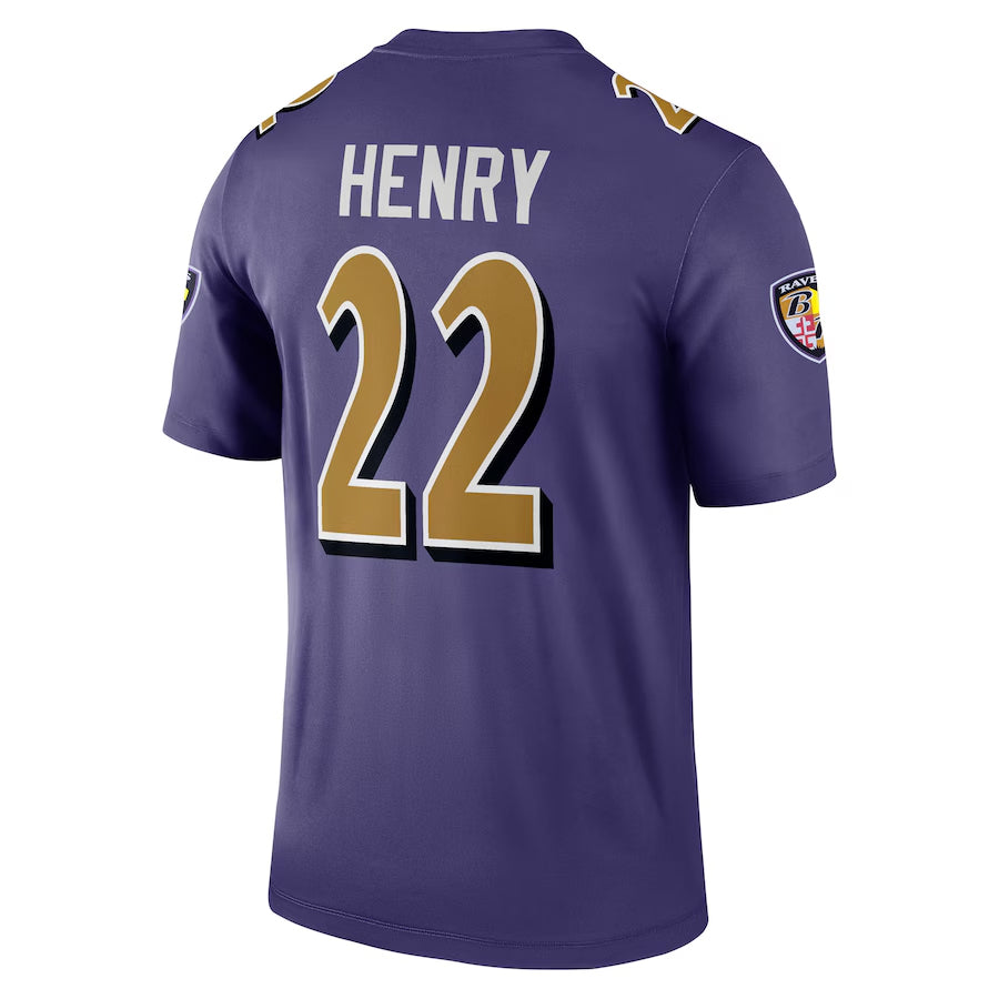 Parkc B.Ravens #22 Derrick Henry Player Purple Legend Performance Game Stitched Jerseys