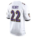 Parkc B.Ravens #22 Derrick Henry Player White Alternate Home Game Stitched Jerseys