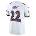 Parkc B.Ravens #22 Derrick Henry Player White Vapor F.U.S.E. Limited Game Home Stitched Jerseys