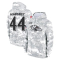 Parkc B.Ravens #44 Marlon Humphrey Player Arctic Camo Salute To Service Hoodie Stitched Jerseys