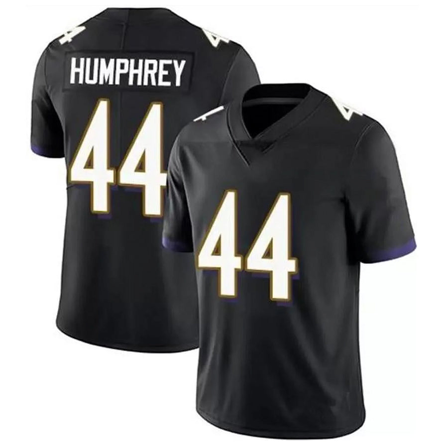 Parkc B.Ravens #44 Marlon Humphrey Player Black Limited Home Game Stitched Jerseys