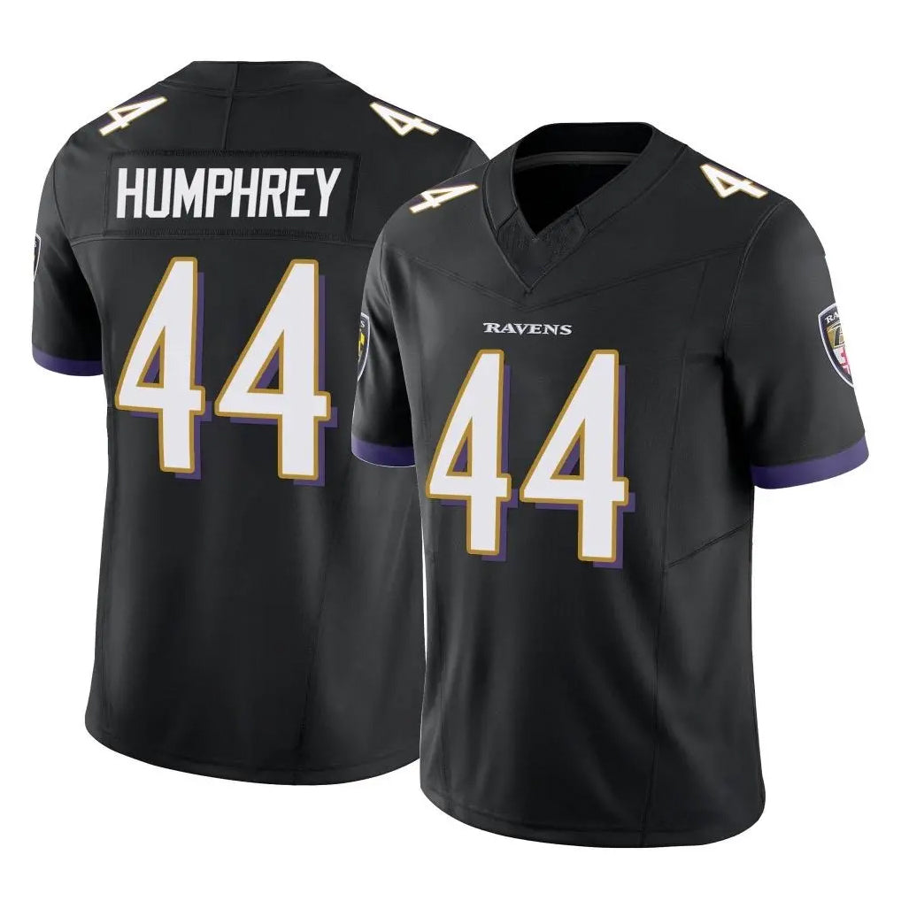 Parkc B.Ravens #44 Marlon Humphrey Player Black Vapor F.U.S.E. Limited Home Game Stitched Jerseys