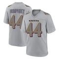 Parkc B.Ravens #44 Marlon Humphrey Player Gray Replica Limited Stitched Jerseys