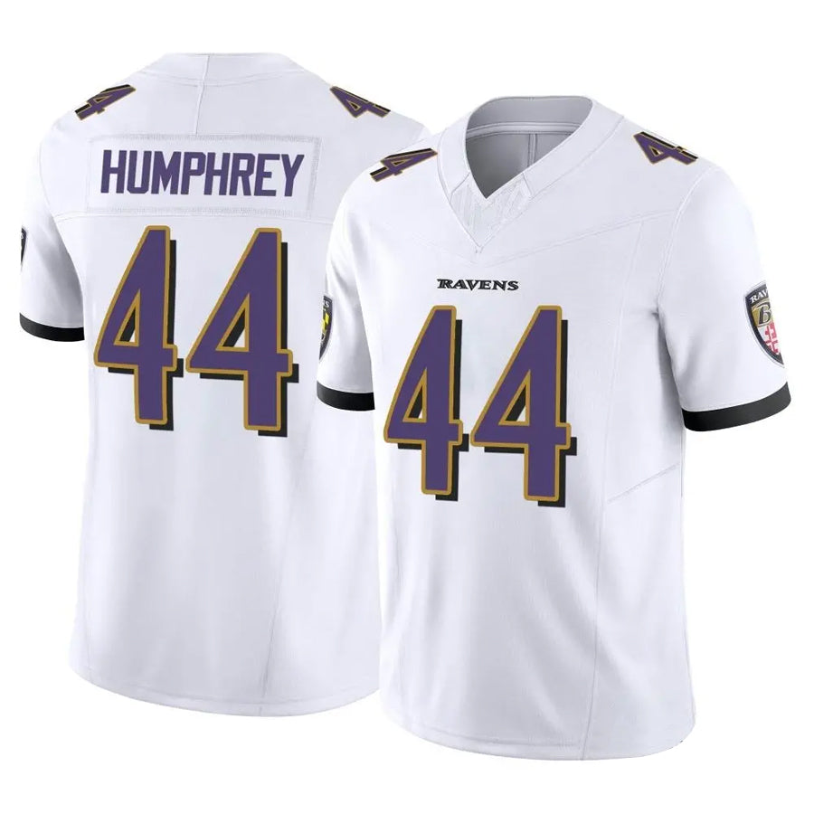 Parkc B.Ravens #44 Marlon Humphrey Player White Vapor F.U.S.E. Limited Home Game Stitched Jerseys