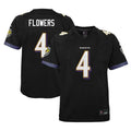 Parkc B.Ravens #4 Zay Flowers Player Black Fashion Home Game Stitched Jerseys