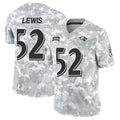 Parkc B.Ravens #52 Ray Lewis Player Arctic Camo Salute to Service Limited Stitched Jerseys