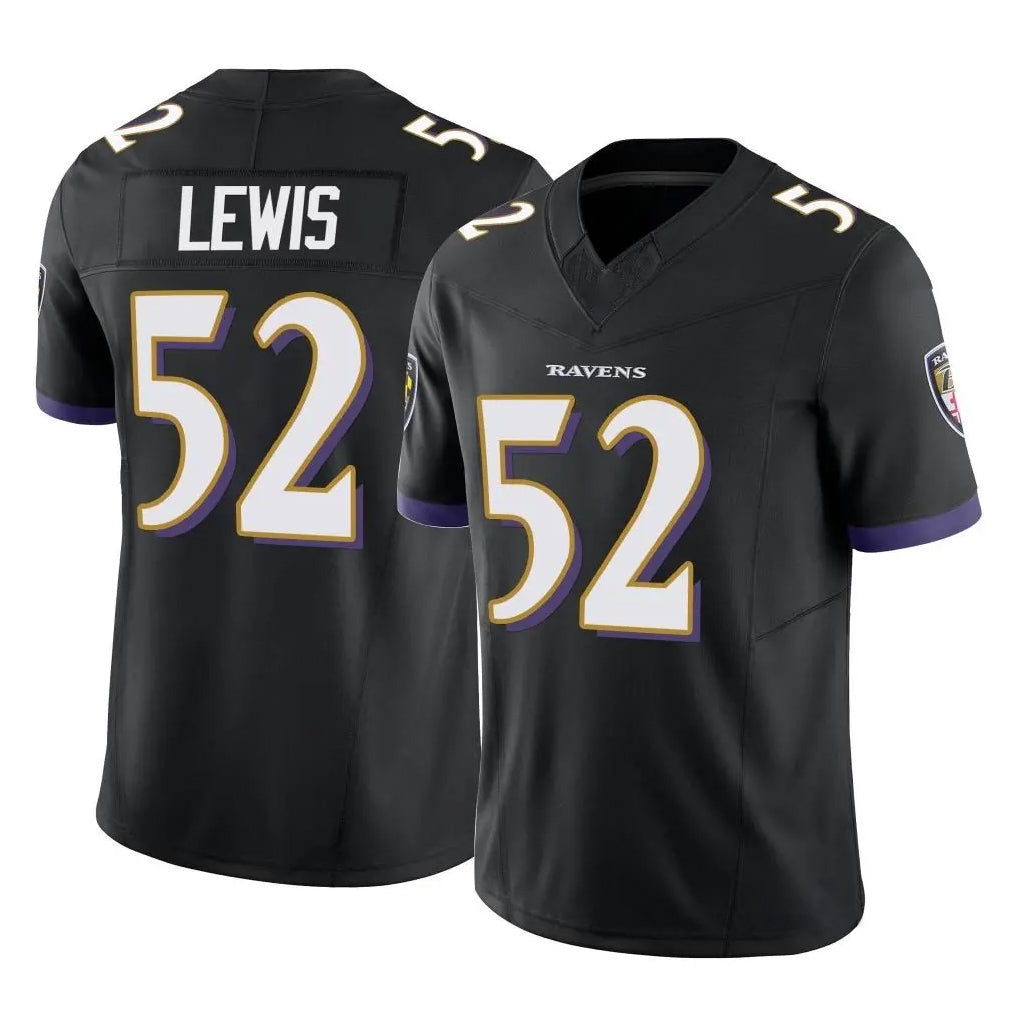 Parkc B.Ravens #52 Ray Lewis Player Black Vapor F.U.S.E. Limited Game Stitched Jerseys