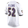 Parkc B.Ravens #52 Ray Lewis Player White Alternate Home Stitched Jerseys