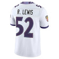 Parkc B.Ravens #52 Ray Lewis Player White  Vapor F.U.S.E. Limited Home Game Stitched Jerseys