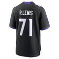 Parkc B.Ravens #71 Olaivavega Ioane Player Black Home Game Stitched Jerseys