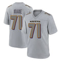 Parkc B.Ravens #71 Olaivavega Ioane Player Gray Replica Limited Stitched Jerseys