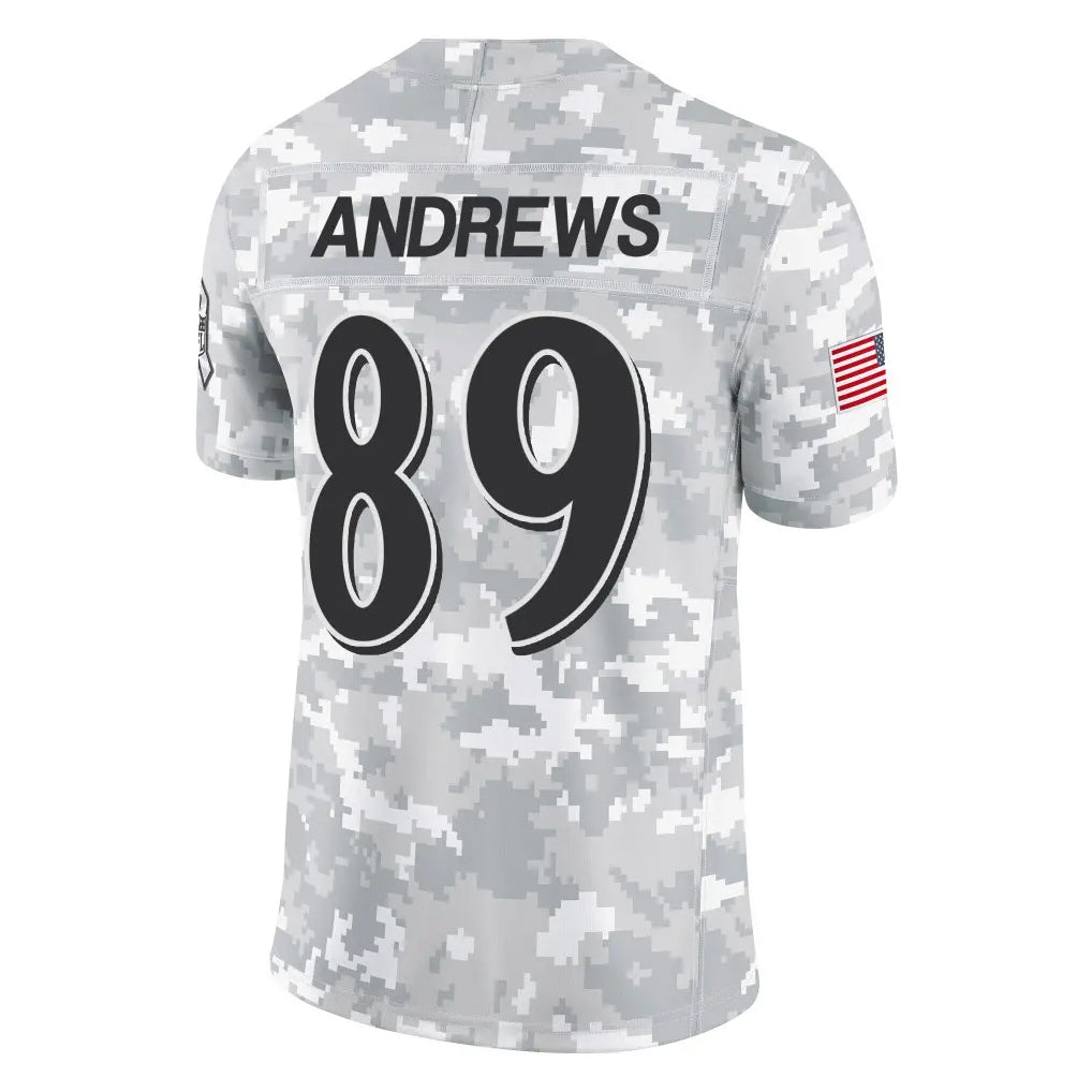 Parkc B.Ravens #89 Mark Andrews Player Arctic Camo Salute to Service Limited Stitched Jerseys