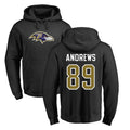 Parkc B.Ravens #89 Mark Andrews Player Black Pullover Hoodie Stitched Jerseys