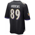 Parkc B.Ravens #89 Mark Andrews Player Black Replica Game Stitched Jerseys