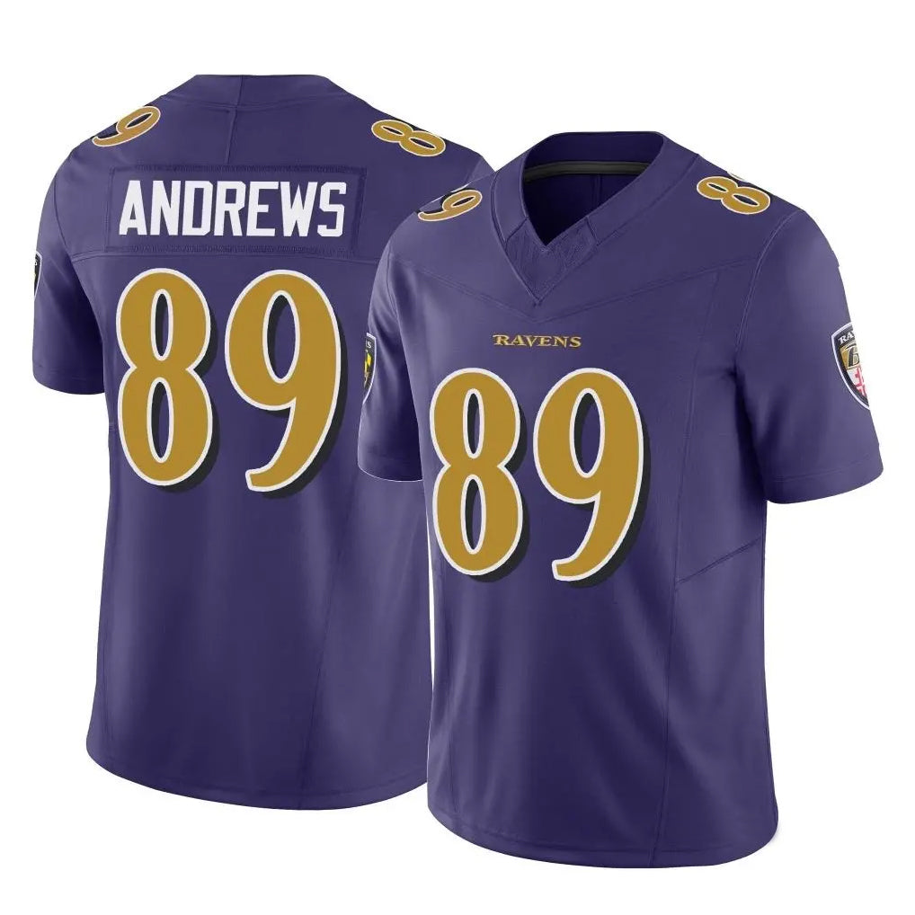 Parkc B.Ravens #89 Mark Andrews Player Purple Vapor F.U.S.E. Limited Game Stitched Jerseys