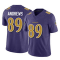 Parkc B.Ravens #89 Mark Andrews Player Purple Vapor F.U.S.E. Limited Game Stitched Jerseys