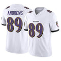 Parkc B.Ravens #89 Mark Andrews Player White Vapor F.U.S.E. Limited Stitched Jerseys