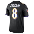Parkc B.Ravens #8 Lamar Jackson Player Black Legend Performance Stitched Jerseys
