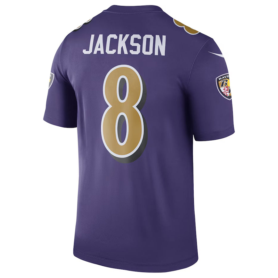 Parkc B.Ravens #8 Lamar Jackson Player Purple Legend Performance Stitched Jerseys