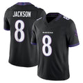 Parkc B.Ravens #8 Lamar Jackson Player Black Limited Elite Home Game Stitched Jerseys