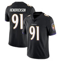 Parkc B.Ravens #91 Trey Hendrickson Player Black Vapor Untouchable Limited Home Stitched Jerseys