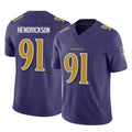 Parkc B.Ravens #91 Trey Hendrickson Player Purple Vapor F.U.S.E. Limited Game Stitched Jerseys