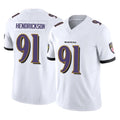 Parkc B.Ravens #91 Trey Hendrickson Player White Vapor F.U.S.E. Limited Stitched Jerseys