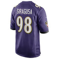 Parkc B.Ravens #98 Tony Siragusa Player Purple Alternate Home Game Stitched Jerseys