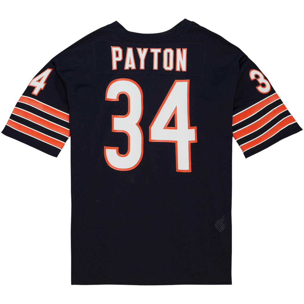 Parkc C.Bears 1983 #34 Walter Payton Mitchell & Ness Navy Authentic Throwback Retired Player Stitched Puhic Jersey