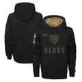 Parkc C.Bears Black Salute to Service Pullover Hoodies Limited Home Blank Player Stitched Jerseys