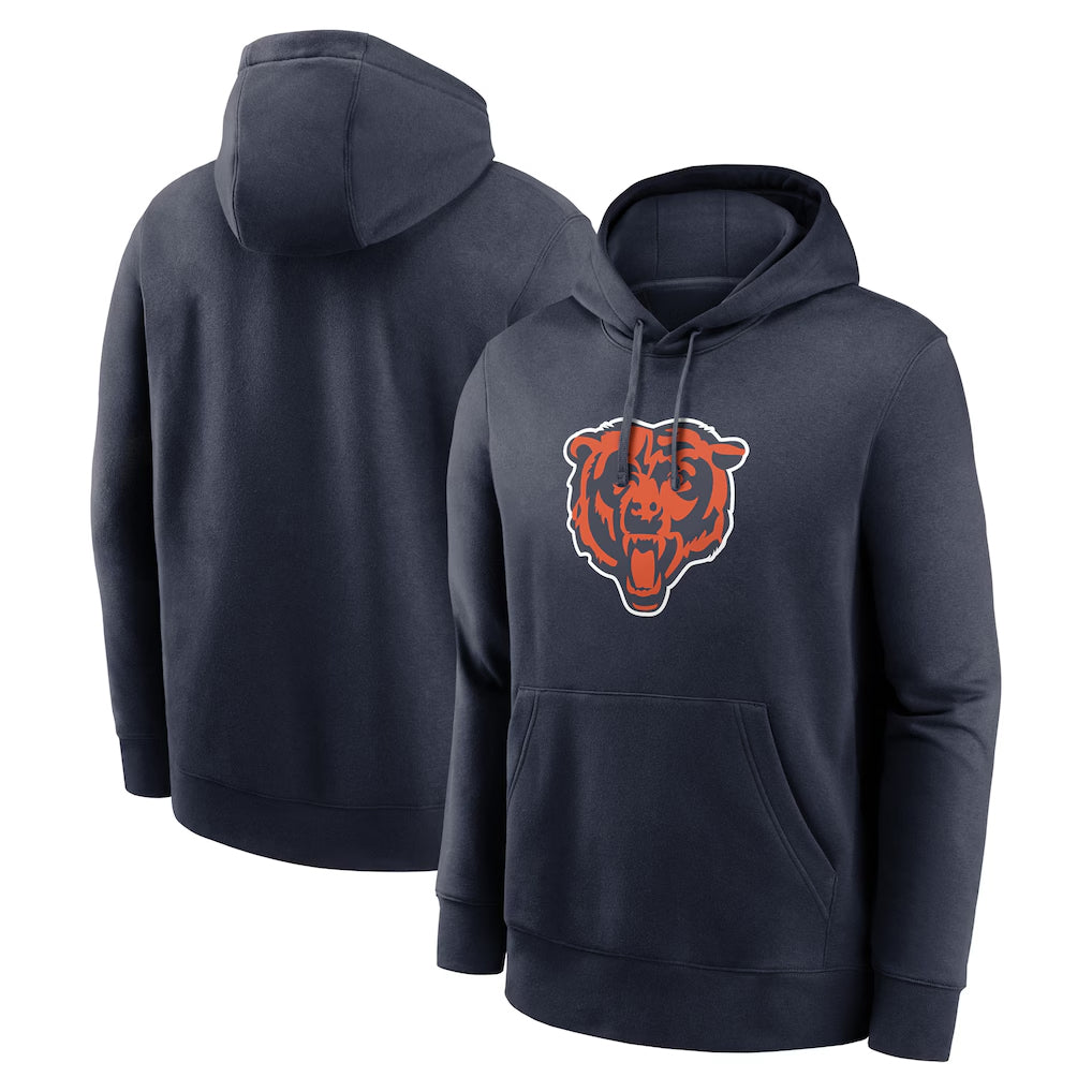 Parkc C.Bears Navy Salute to Service Pullover Hoodies Limited Blank Player Stitched Jerseys