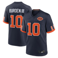 Parkc C.Bears #10 Luther Burden III Navy 2026 Rivalries Collection Game Stitched Jerseys