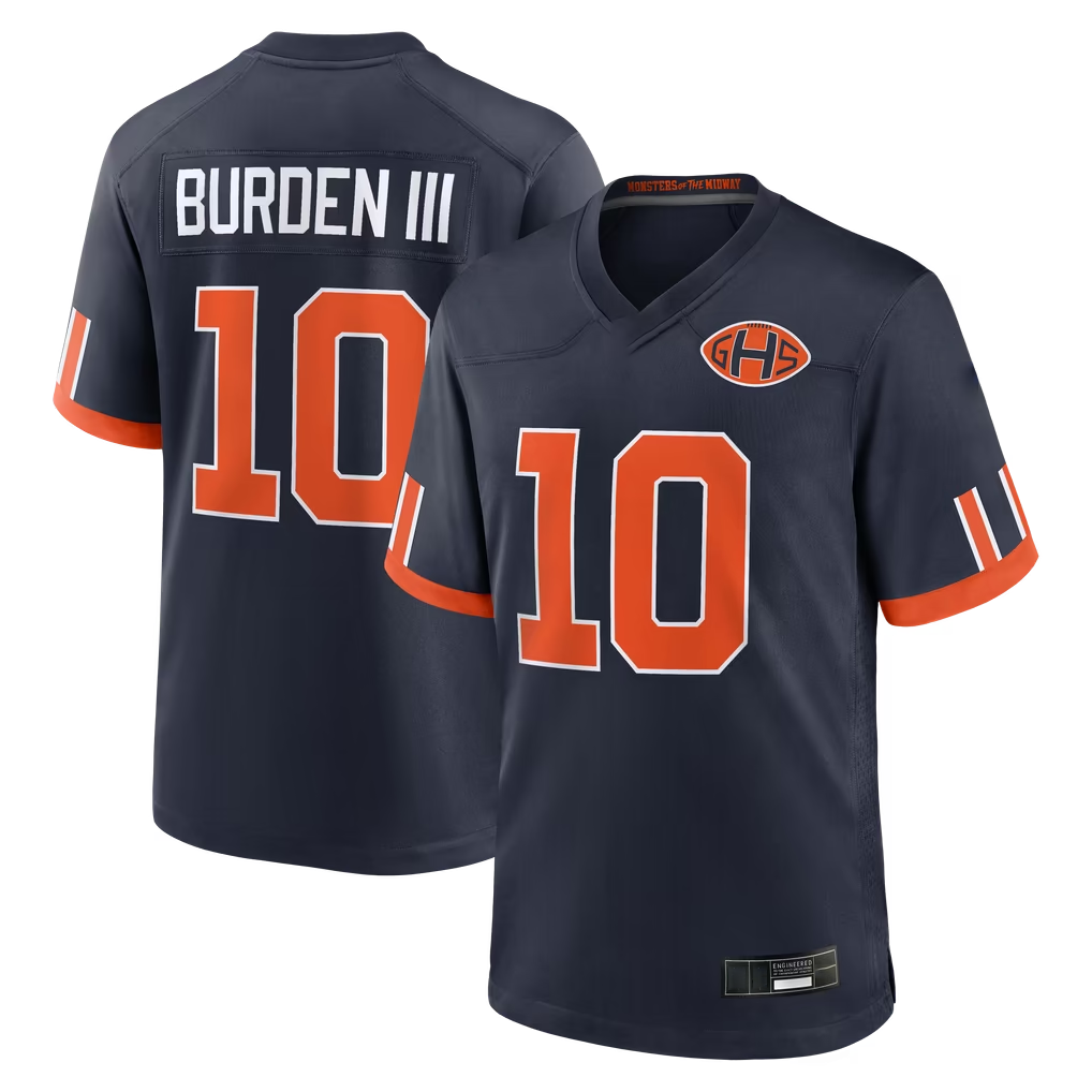 Parkc C.Bears #10 Luther Burden III Navy 2026 Rivalries Collection Game Stitched Jerseys