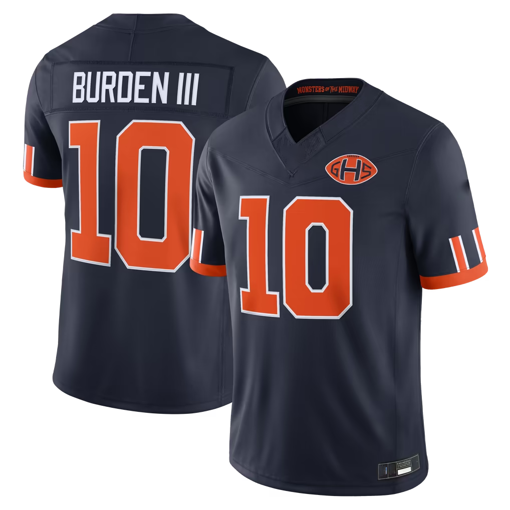 Parkc C.Bears #10 Luther Burden III Navy 2026 Rivalries Collection Limited Stitched Jerseys