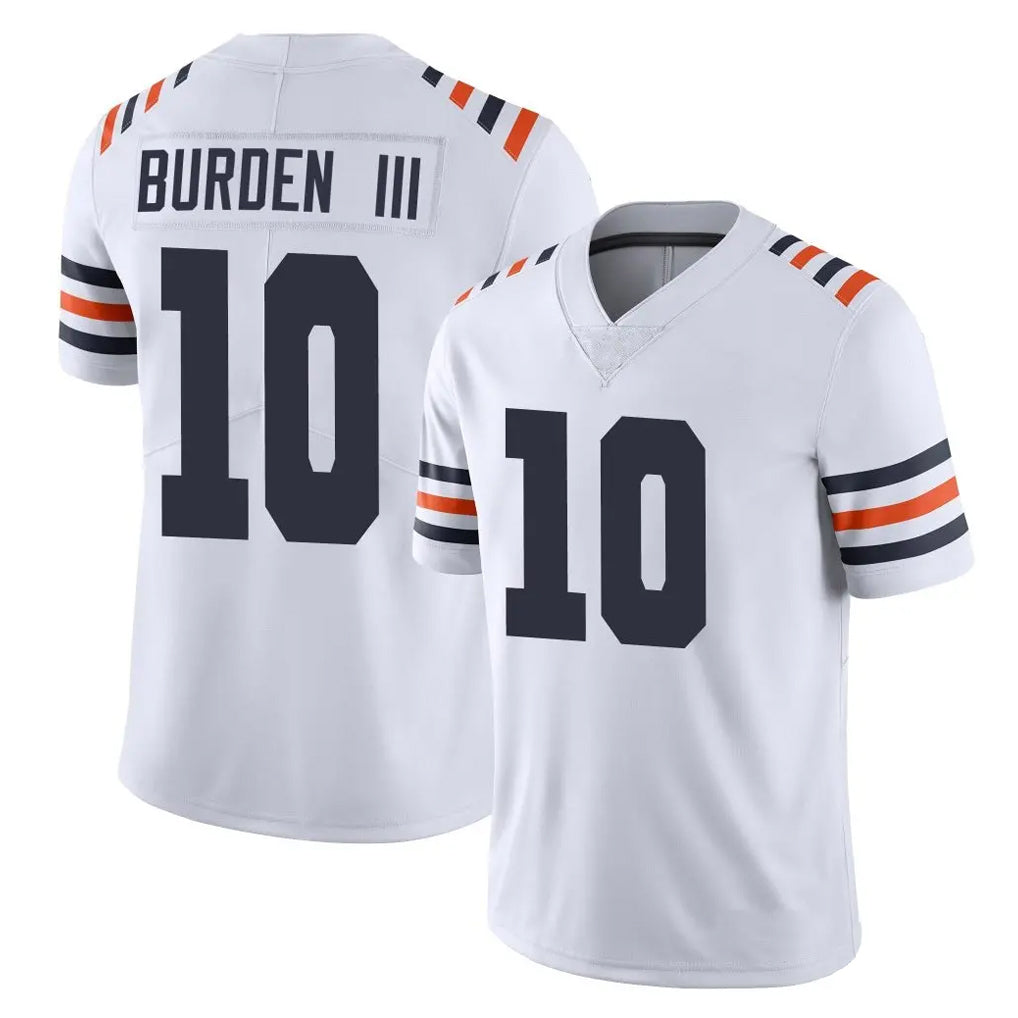 Parkc C.Bears #10 Luther Burden III Player White Classic Vapor Limited Home Game Stitched Jerseys